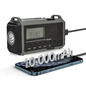 Multifunctional Solar Hand Crank Radio AM FM Weather Radio