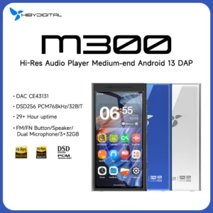 HiBy Digital M300 Android 13 Music sic Player